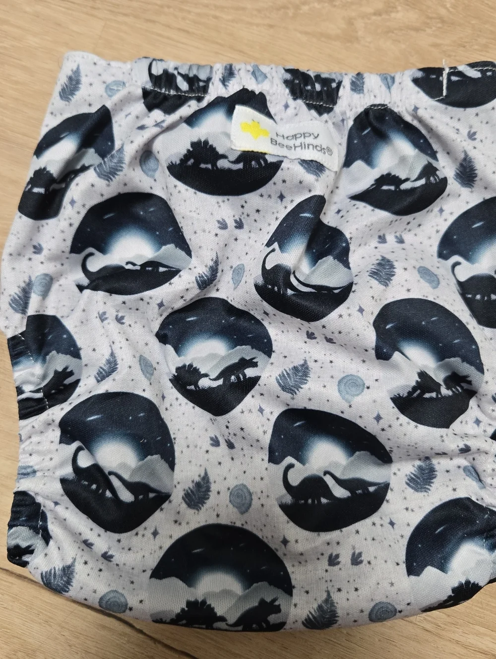 Happy beehinds one size pocket cloth diaper Dino print